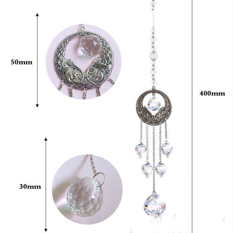 Light And Shadow Crystal Magic Color Wind Chimes Pendant Ornaments Dream Rainbow Gift Catcher