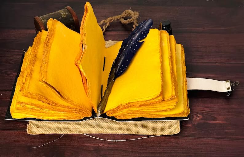 Moon Phases Leather Bound Journal