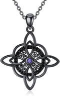 Witches Knot Pendant - Sterling Silver
