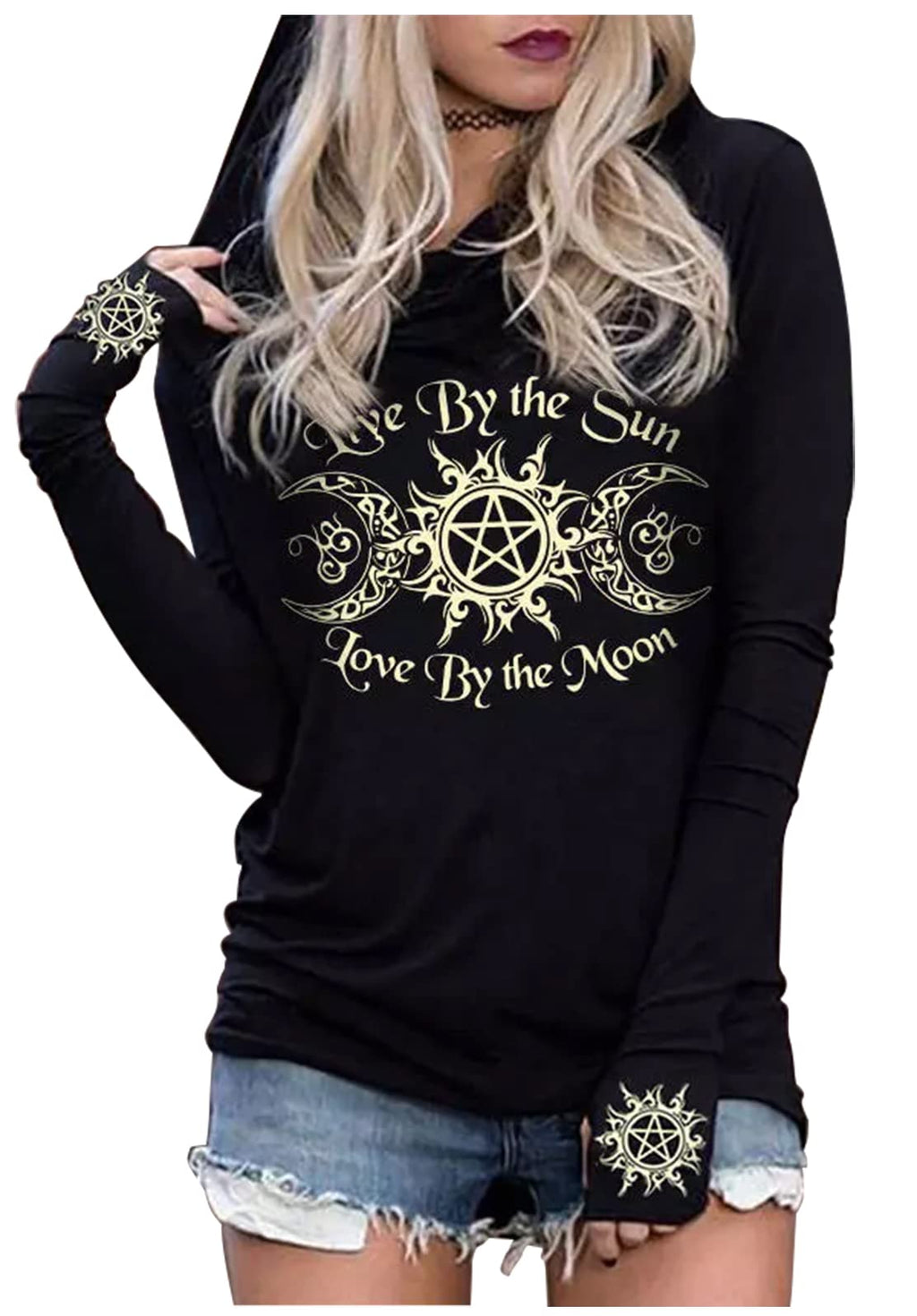 Live By The Sun Love By The Moon Hoodie Top