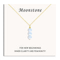 Moonstone Healing Crystal Necklace