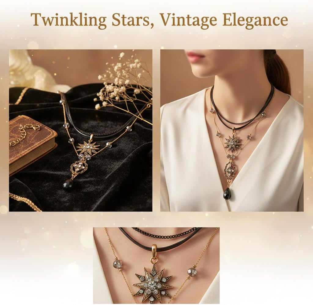 Stars Pendant Choker