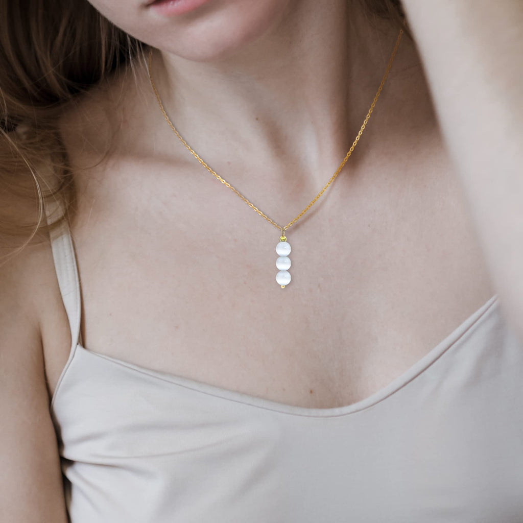 Moonstone Healing Crystal Necklace