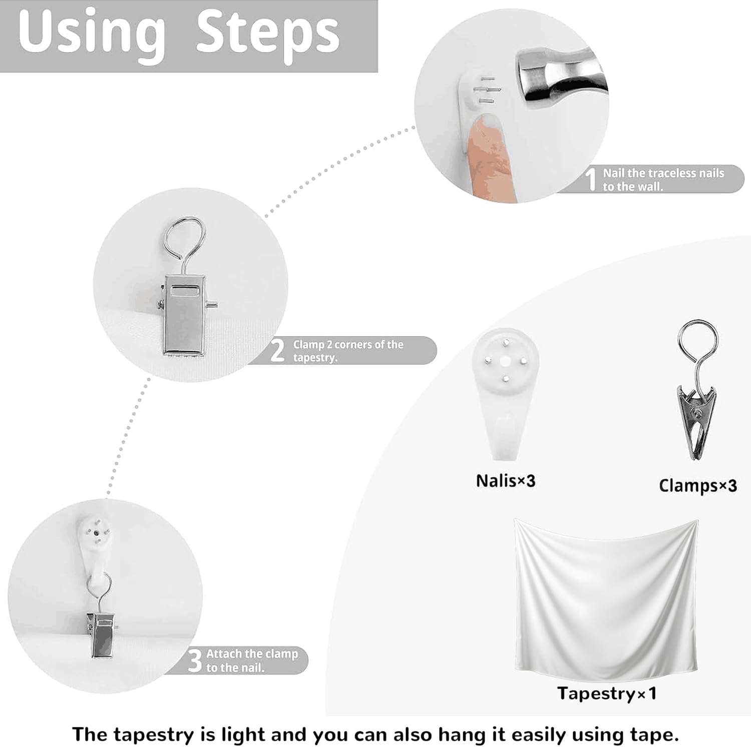 Bookshelf Fairy Tale Forest Tapestry