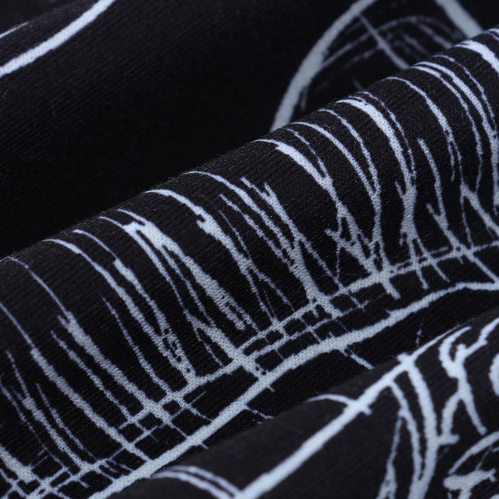 Amuver Women's Boho Hippie Harem Pants High Smocked Waist Printed Patchwork Sweatpants Yoga 90S Goth Baggy Casual Trousers