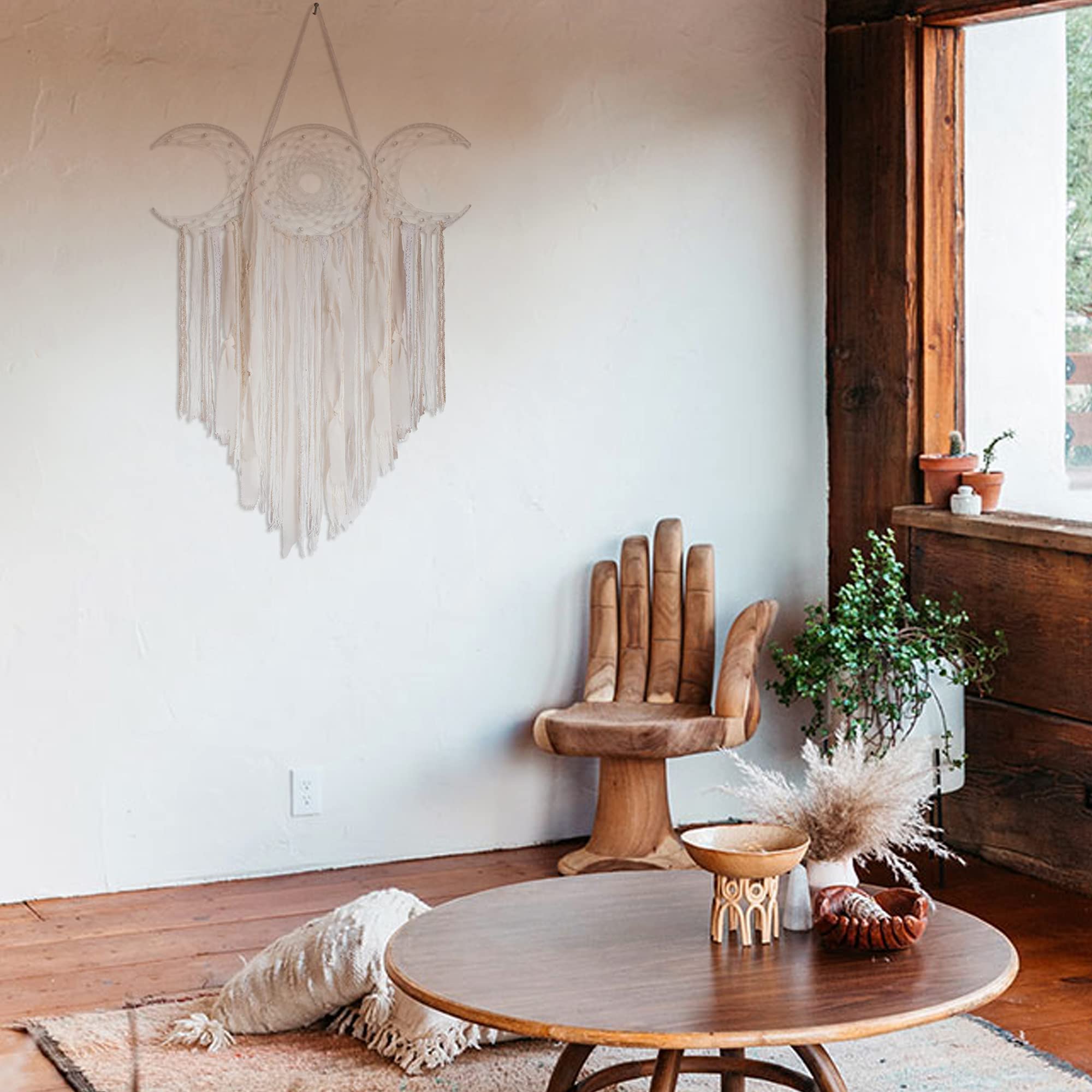 Moon Goddess Wall Macrame