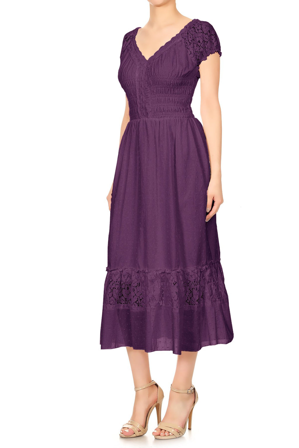 Womens Renaissance Inspired Long Over Dress