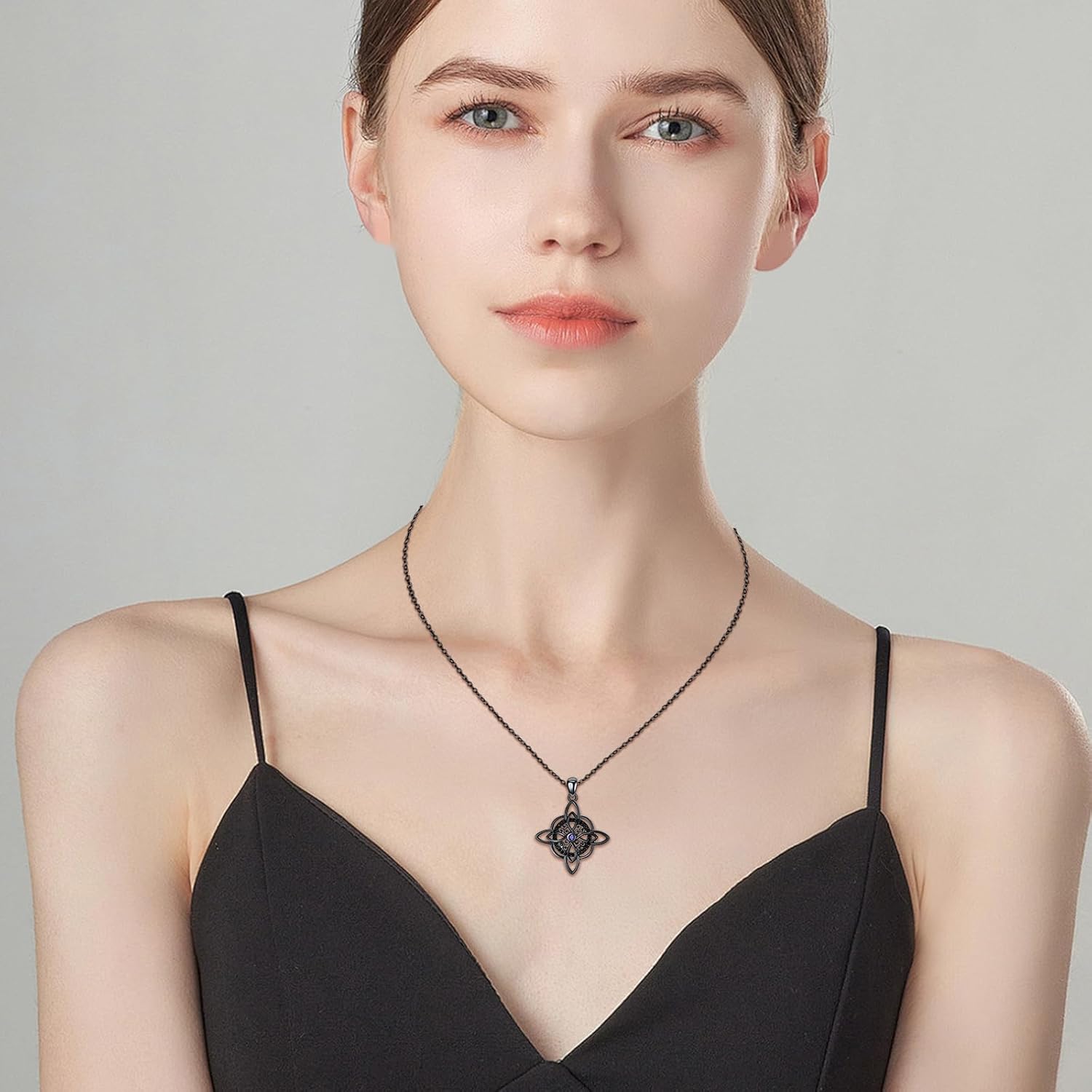 Witches Knot Pendant - Sterling Silver