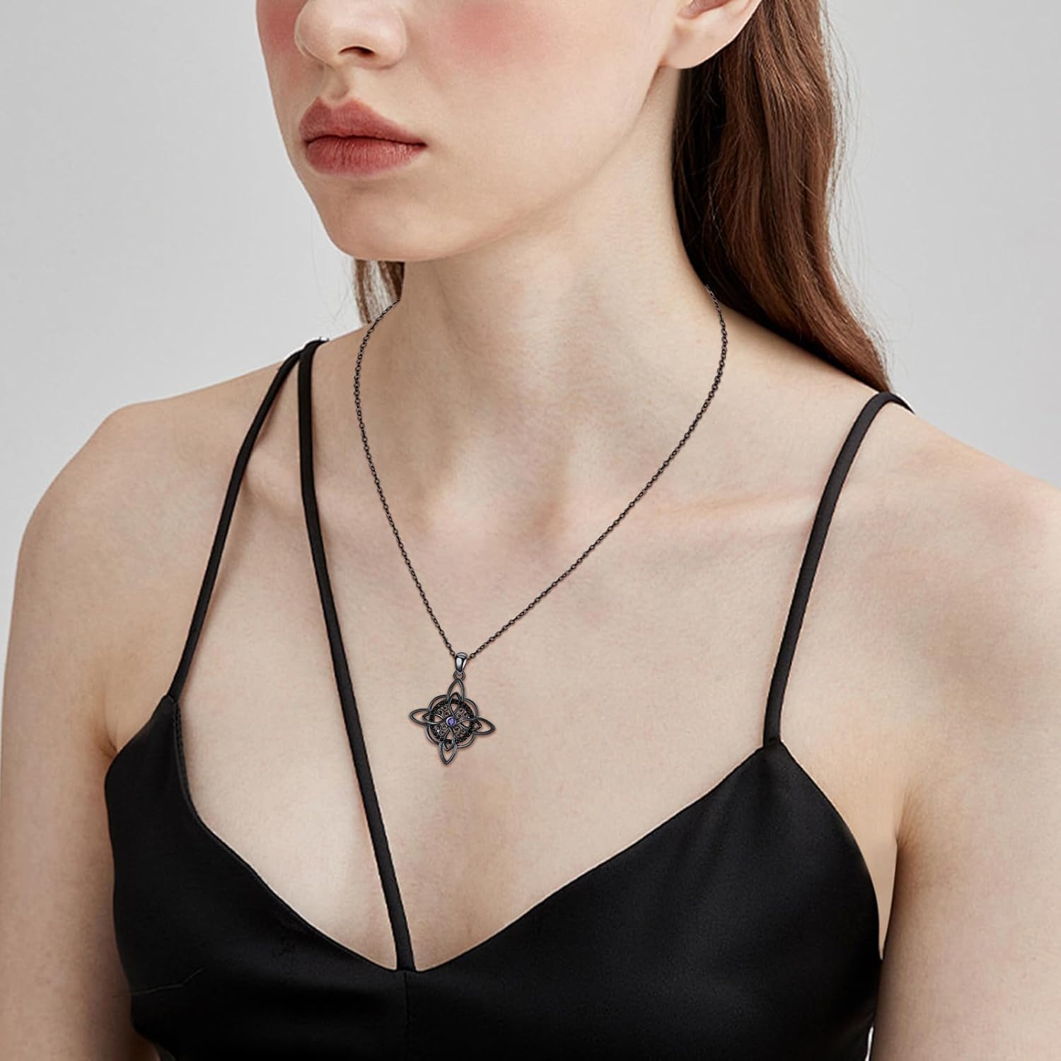 Witches Knot Pendant - Sterling Silver