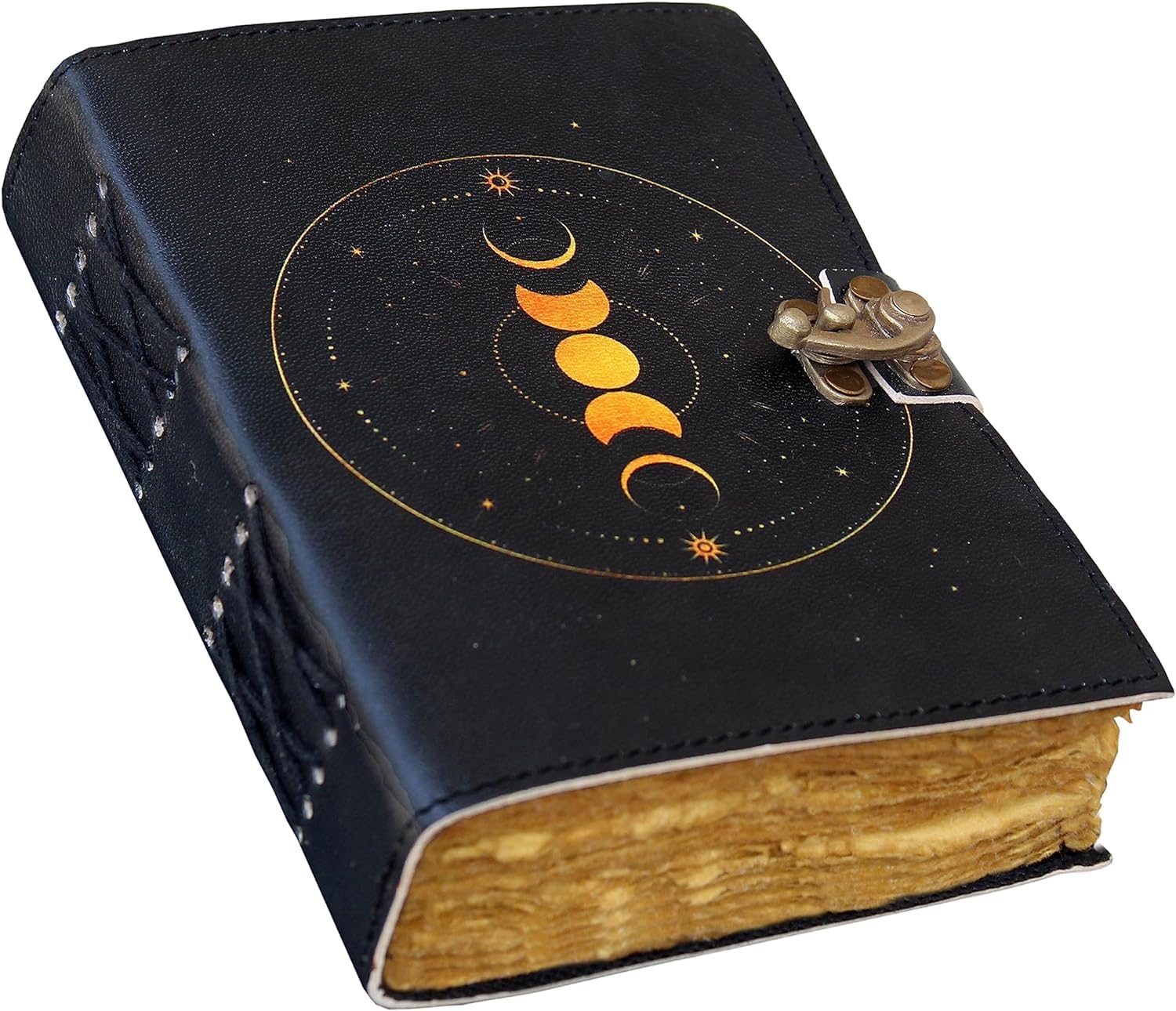 Moon Phases Leather Bound Journal