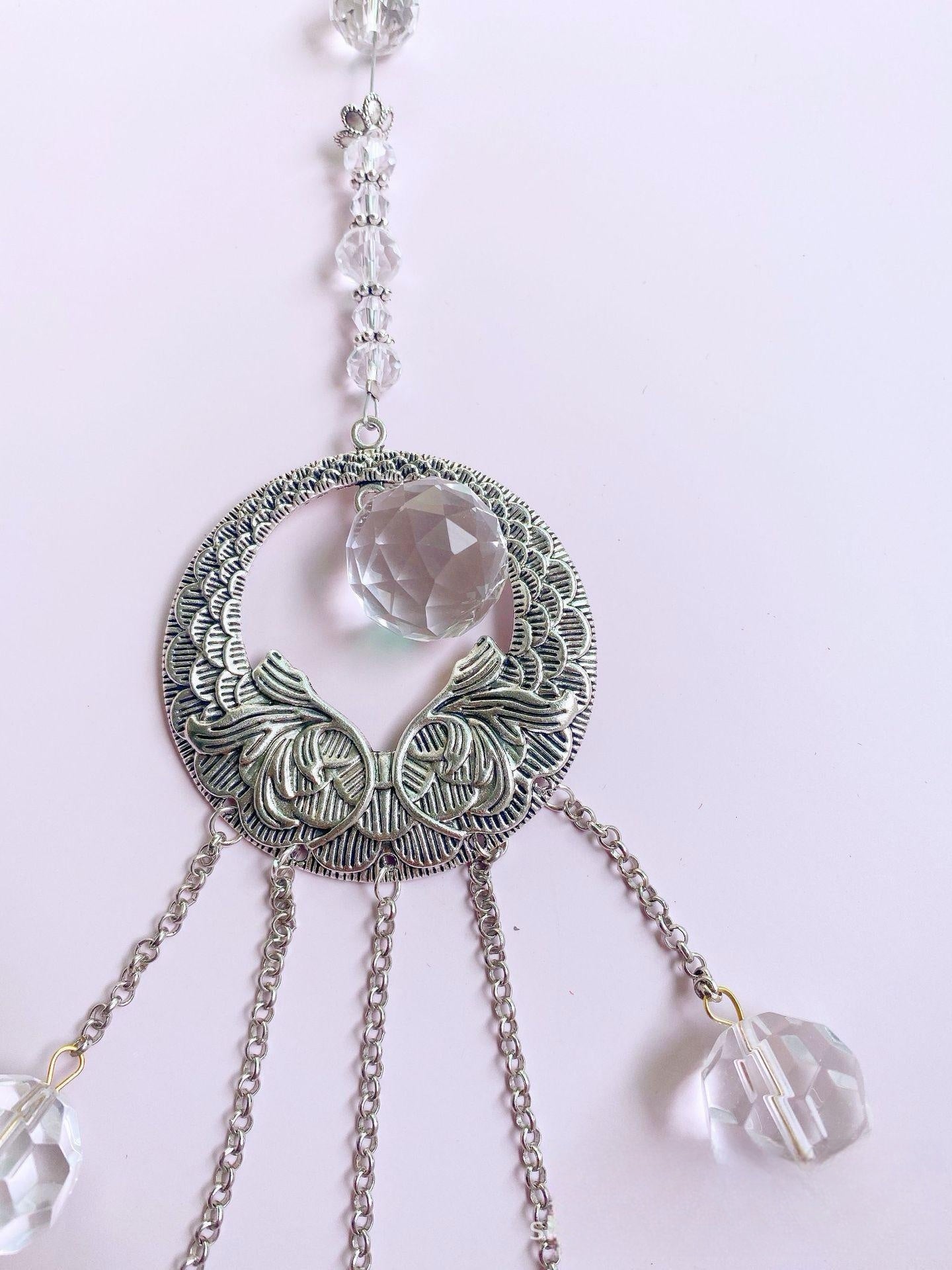 Light And Shadow Crystal Magic Color Wind Chimes Pendant Ornaments Dream Rainbow Gift Catcher