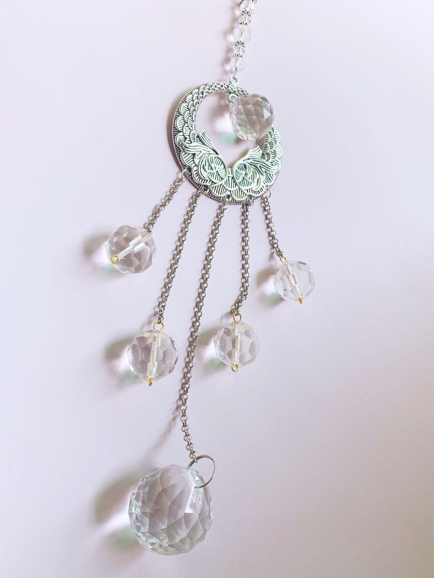 Light And Shadow Crystal Magic Color Wind Chimes Pendant Ornaments Dream Rainbow Gift Catcher