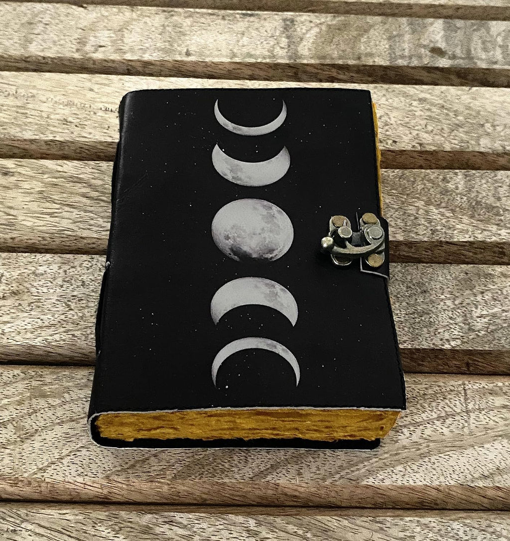 Moon Phases Leather Bound Journal
