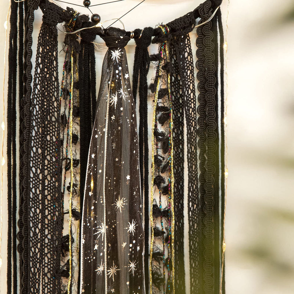 Crescent Moon Agate Dream Catcher