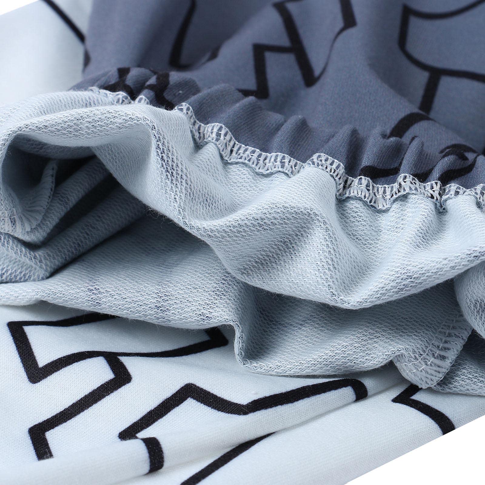 Amuver Women's Boho Hippie Harem Pants High Smocked Waist Printed Patchwork Sweatpants Yoga 90S Goth Baggy Casual Trousers