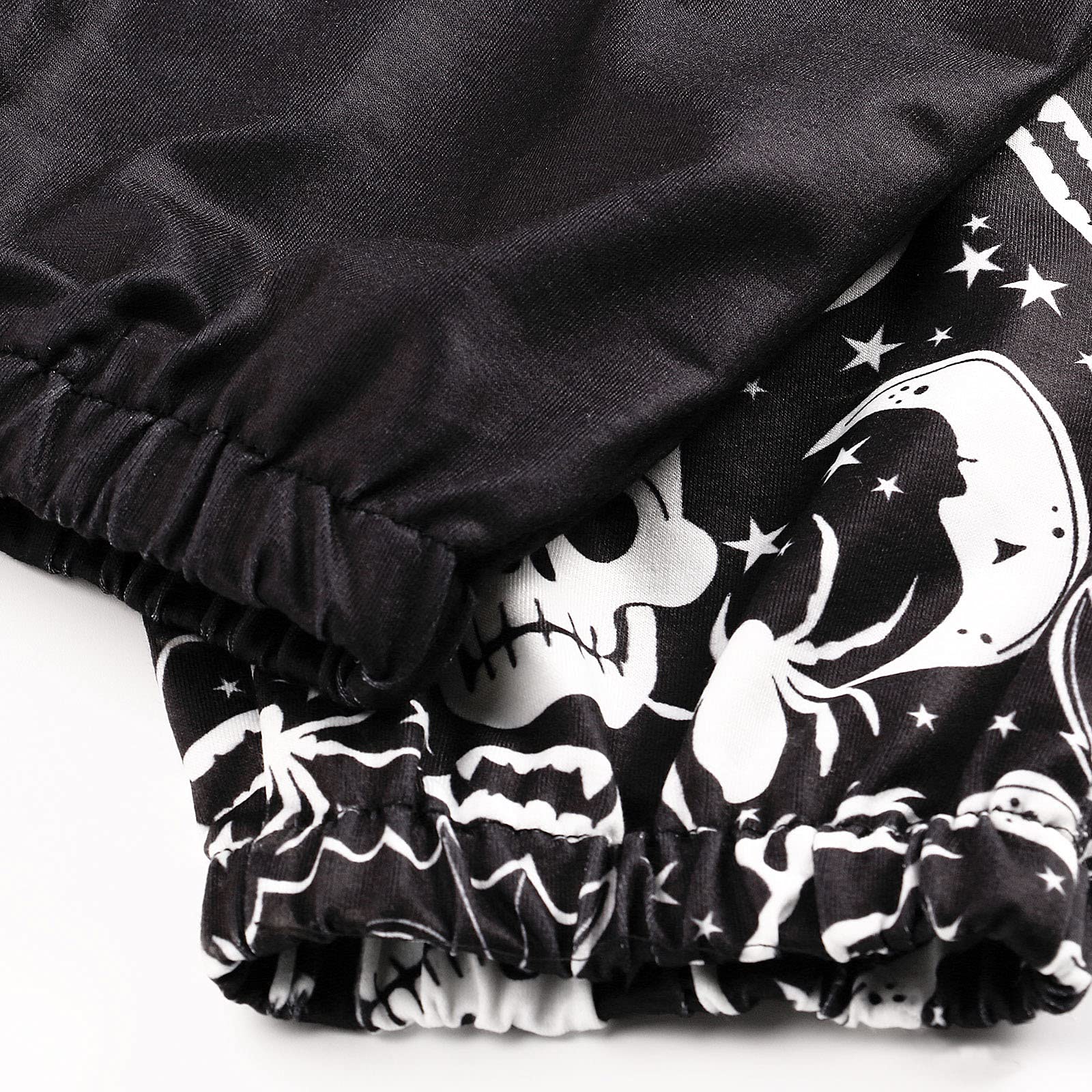 Amuver Women's Boho Hippie Harem Pants High Smocked Waist Printed Patchwork Sweatpants Yoga 90S Goth Baggy Casual Trousers