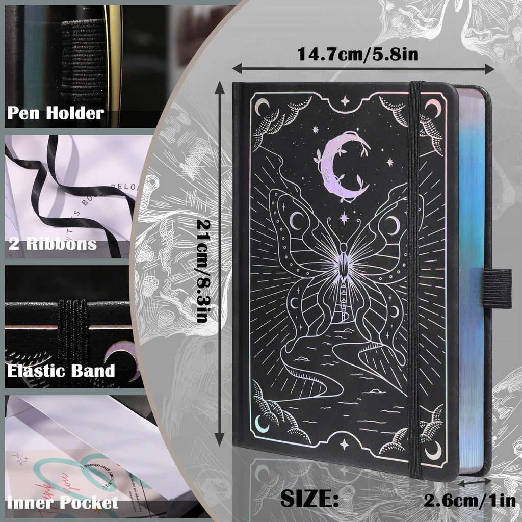 Lined Hardcover Butterfly Journal with Bookmark