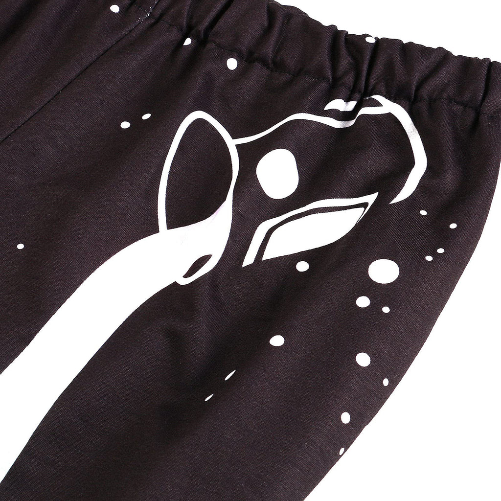 Amuver Women's Boho Hippie Harem Pants High Smocked Waist Printed Patchwork Sweatpants Yoga 90S Goth Baggy Casual Trousers