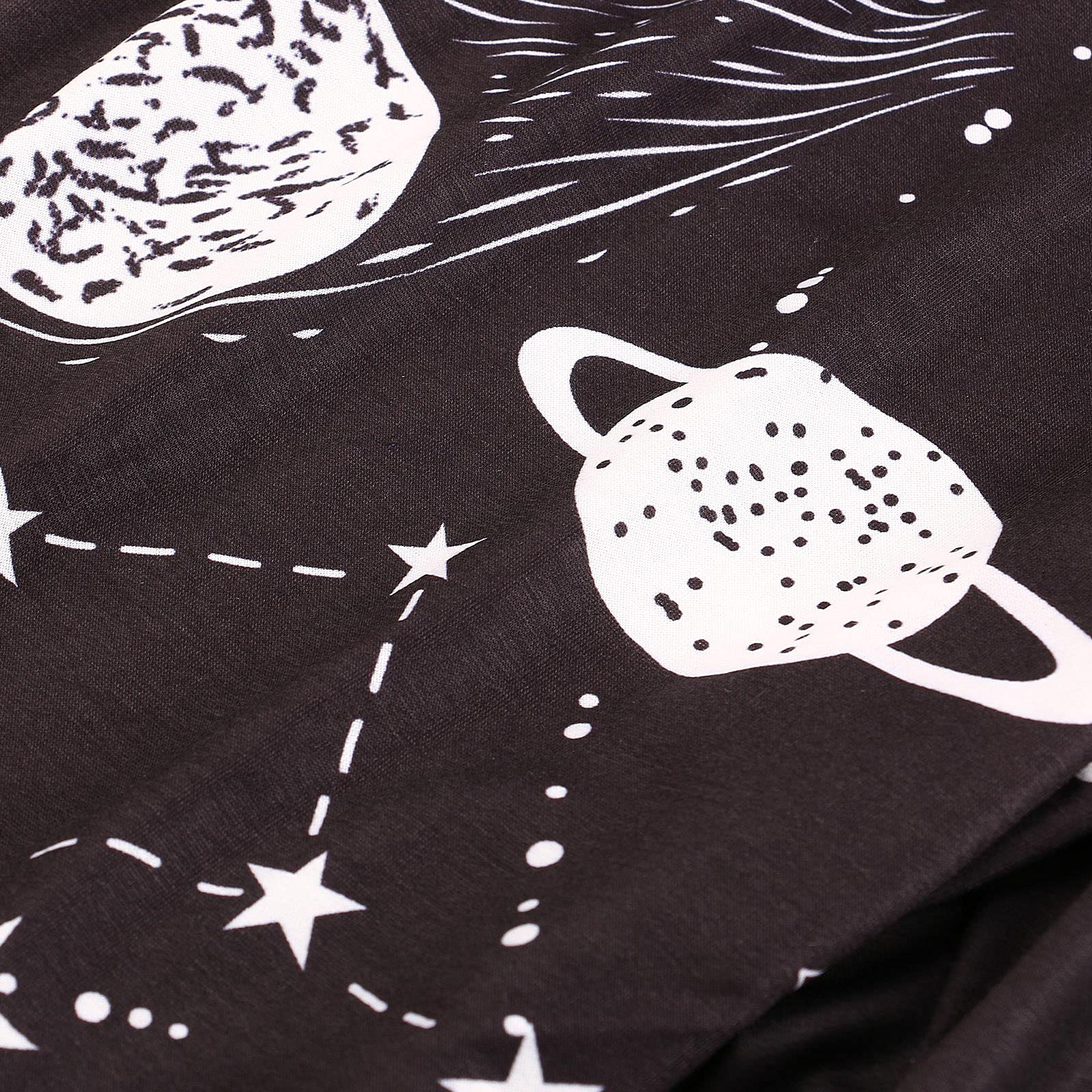 Amuver Women's Boho Hippie Harem Pants High Smocked Waist Printed Patchwork Sweatpants Yoga 90S Goth Baggy Casual Trousers