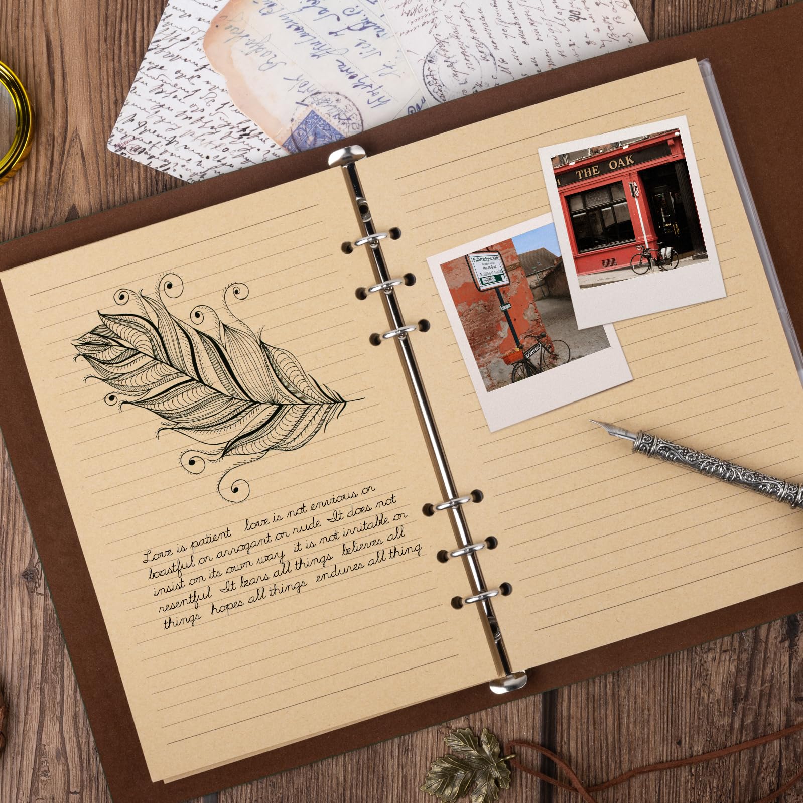 Refillable Vintage Writing Journals