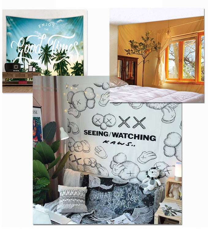 Nordic Style Ins Decorative Cloth Tapestry Background