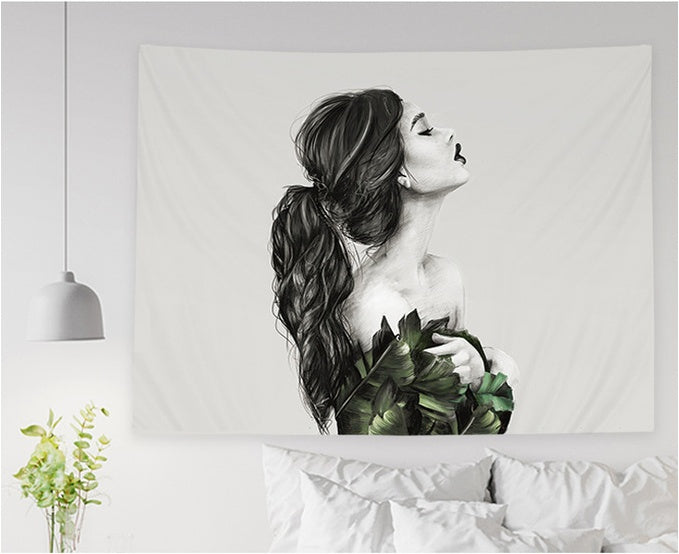 Nordic Style Ins Decorative Cloth Tapestry Background