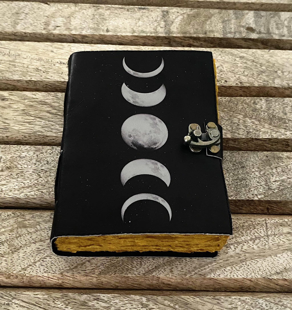 Moon Phases Leather Bound Journal
