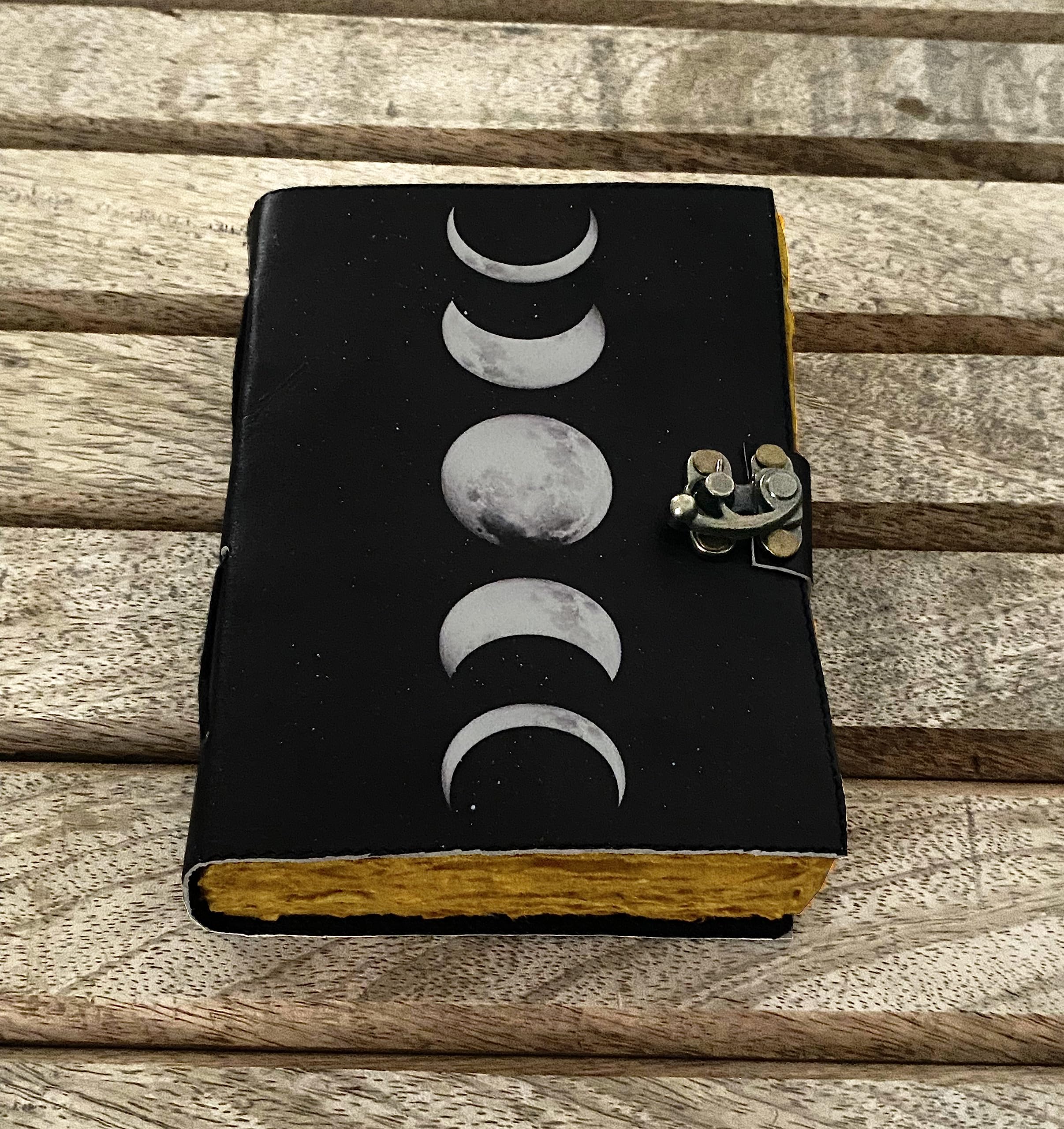 Moon Phases Leather Bound Journal