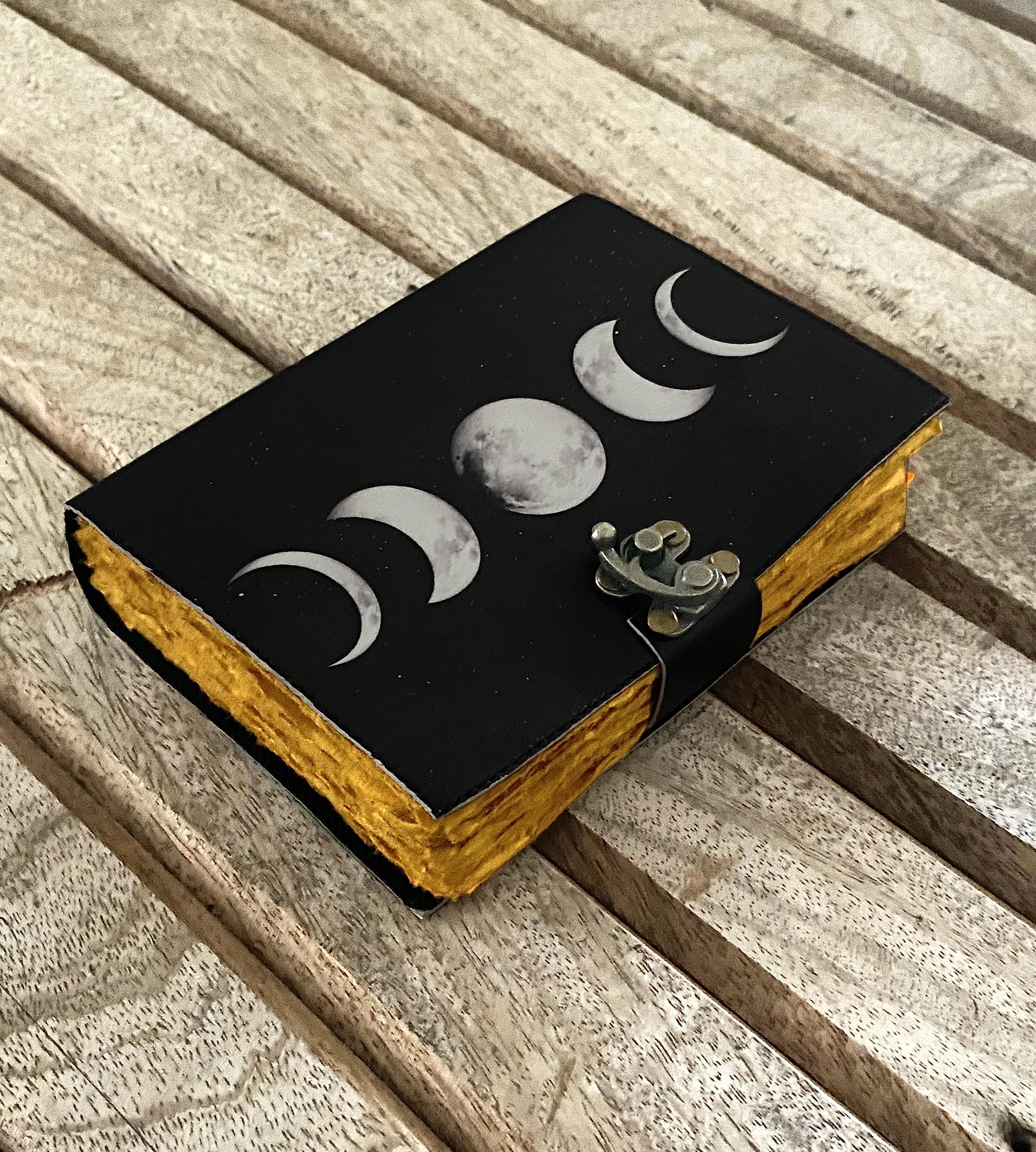 Moon Phases Leather Bound Journal