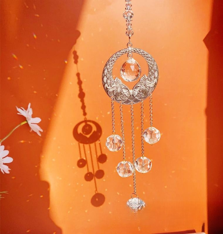 Light And Shadow Crystal Magic Color Wind Chimes Pendant Ornaments Dream Rainbow Gift Catcher